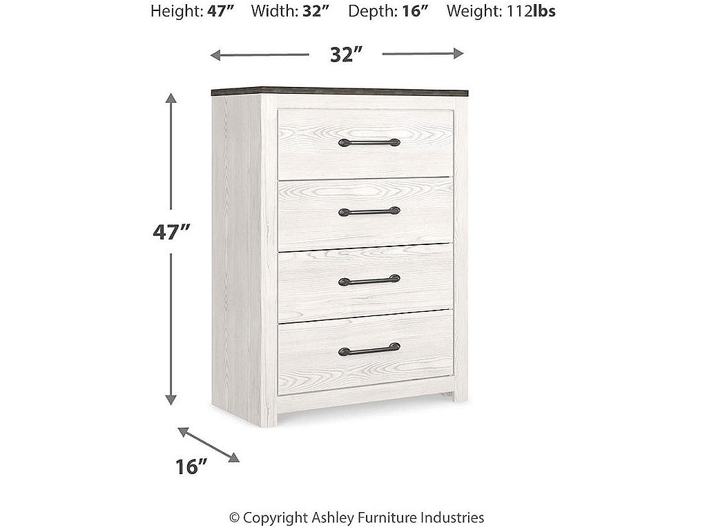 Gerridan King Panel Bed, Chest and 2 Nightstands - image 7