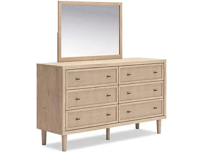 Cielden Queen Panel Bed, Dresser and Mirror