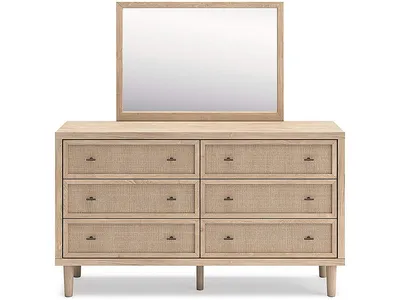 Cielden Queen Panel Bed, Dresser, Mirror and Nightstand
