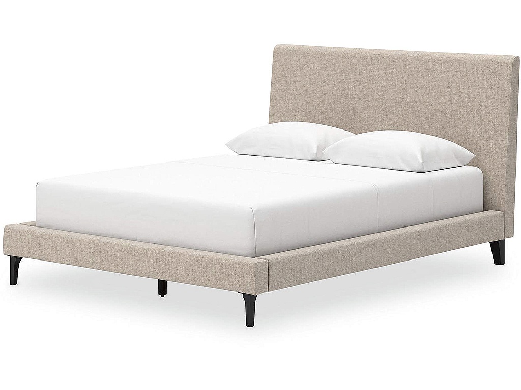 Cielden Queen Upholstered Bed with Roll Slats - image 3