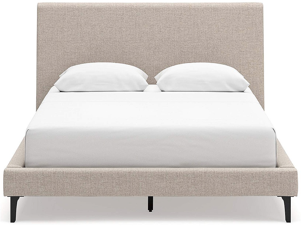 Cielden Queen Upholstered Bed with Roll Slats - image 4