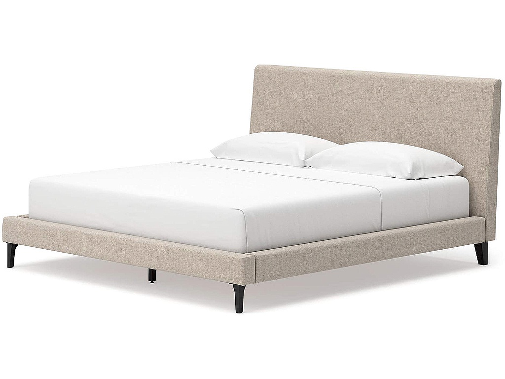 Cielden King Upholstered Bed with Roll Slats - image 3