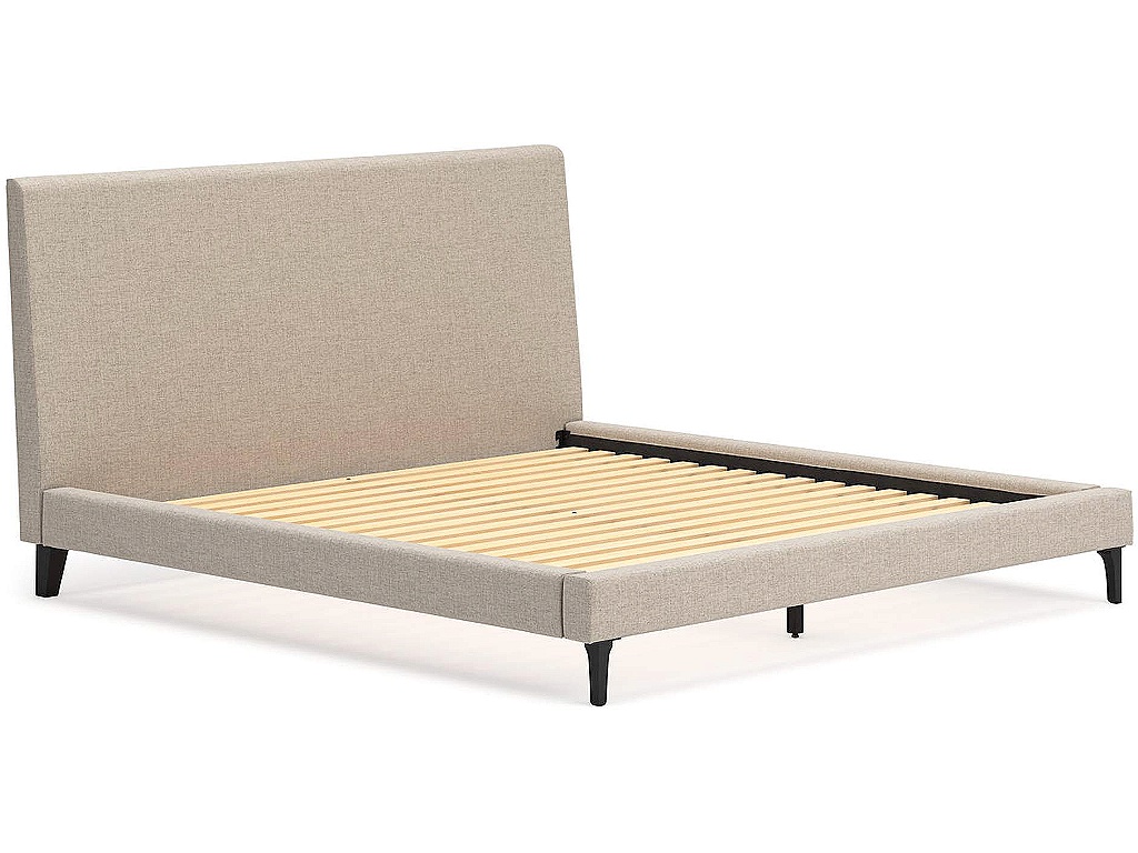 Cielden King Upholstered Bed with Roll Slats - image 2