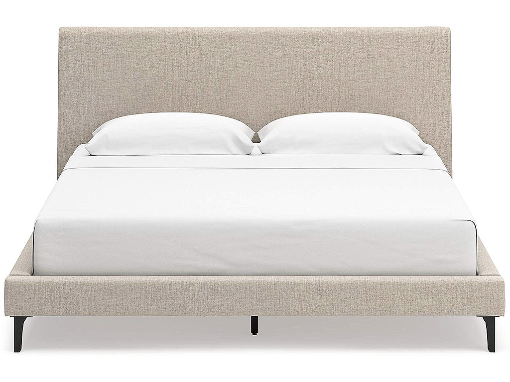 Cielden King Upholstered Bed with Roll Slats - image 4