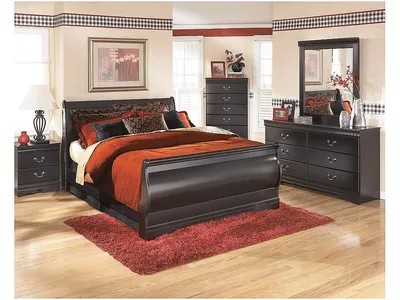 Huey Vineyard Queen Sleigh Bed