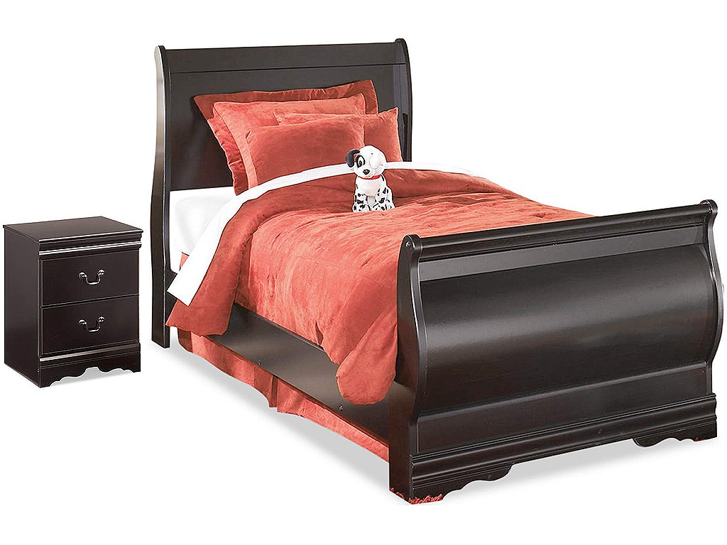 Huey Vineyard Twin Sleigh Bed and Nightstand - main image