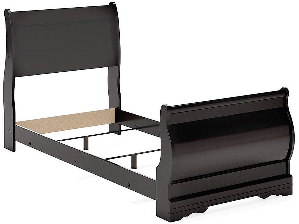 Huey Vineyard Twin Sleigh Bed and Nightstand - image 2