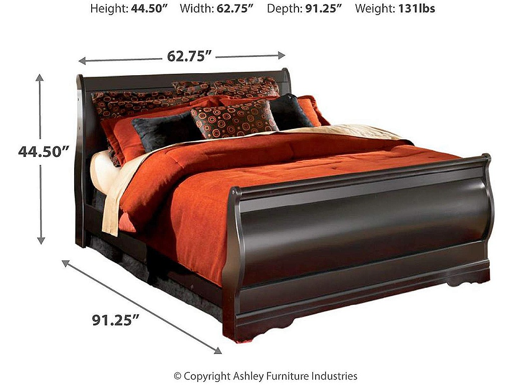 Huey Vineyard Queen Bed with Mirrored Dresser and Nightstand - image 4
