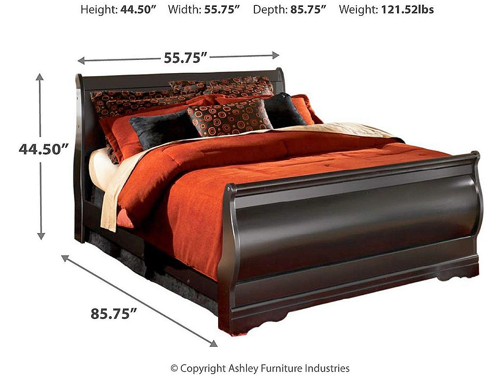 Huey Vineyard Full Sleigh Bed, Dresser, Mirror, Chest and Nightstand - image 6