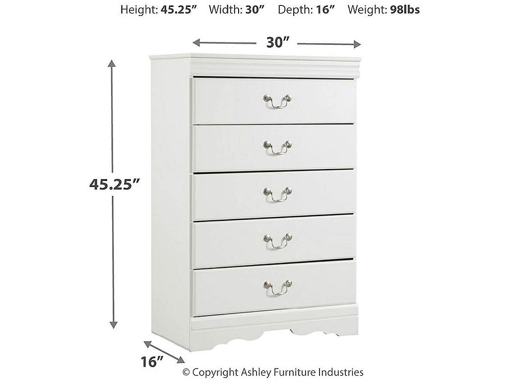 Anarasia Twin Sleigh Bed and Chest - image 4