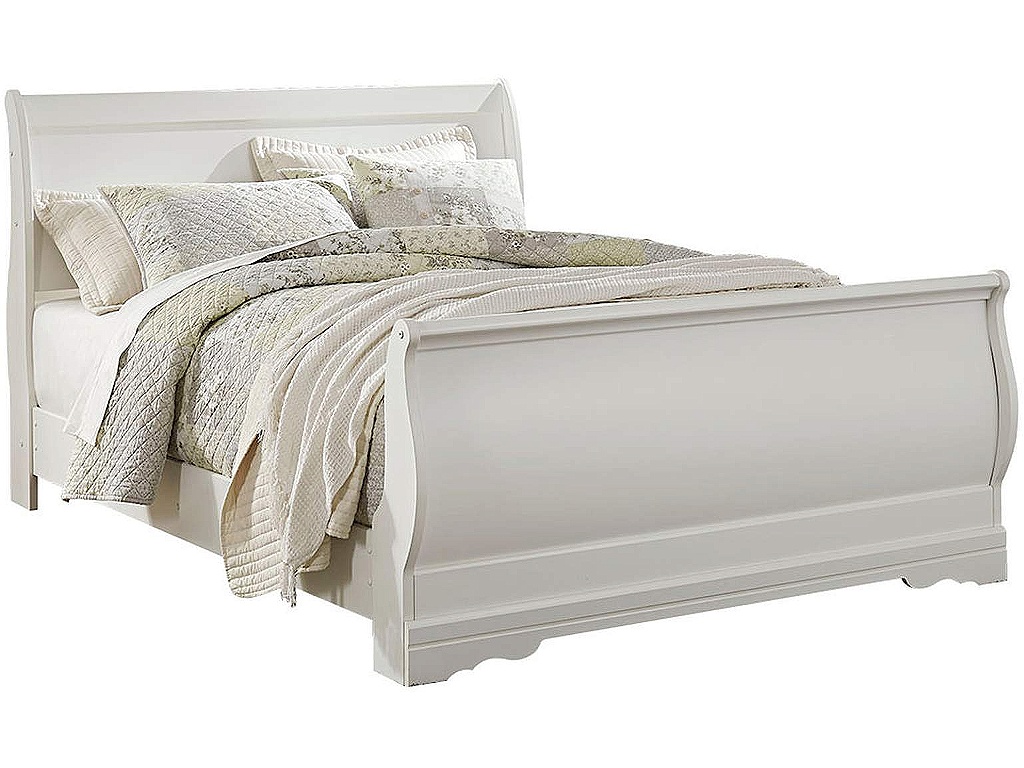 Anarasia Queen Sleigh Bed, Dresser and Mirror - image 1