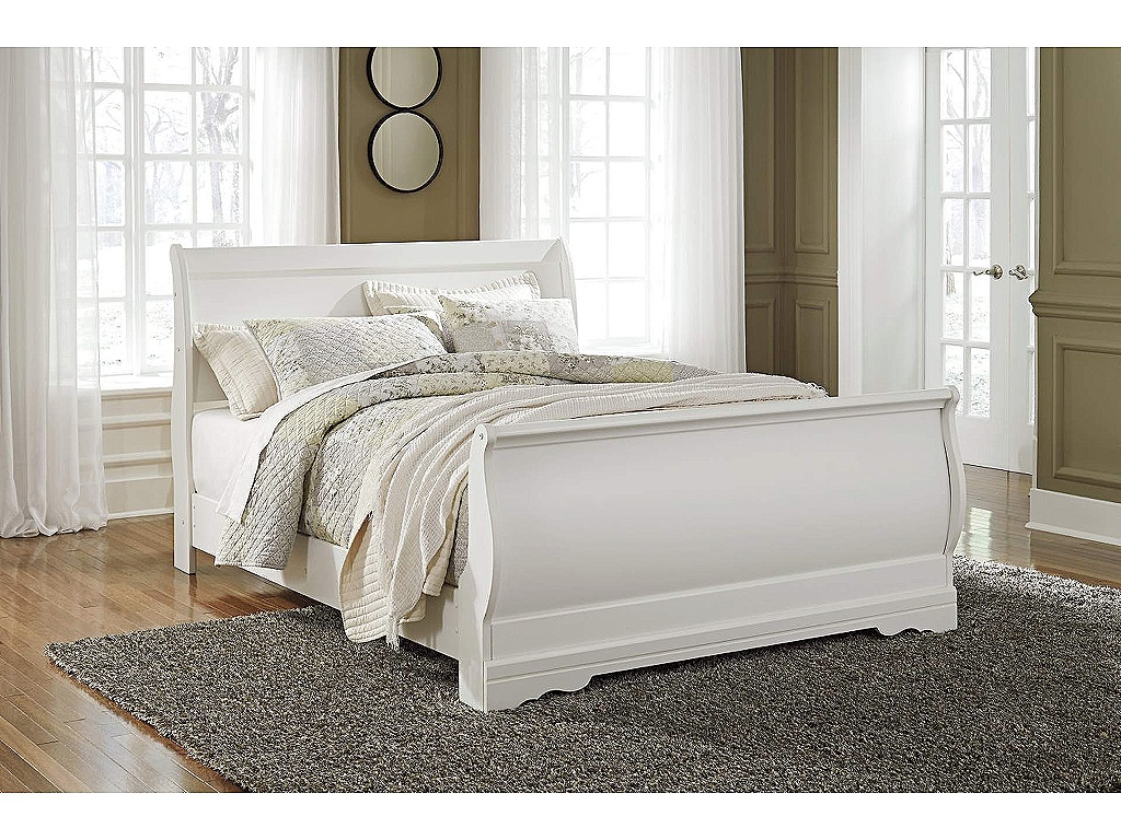 Anarasia Queen Sleigh Bed, Dresser, Mirror and Nightstand - image 8