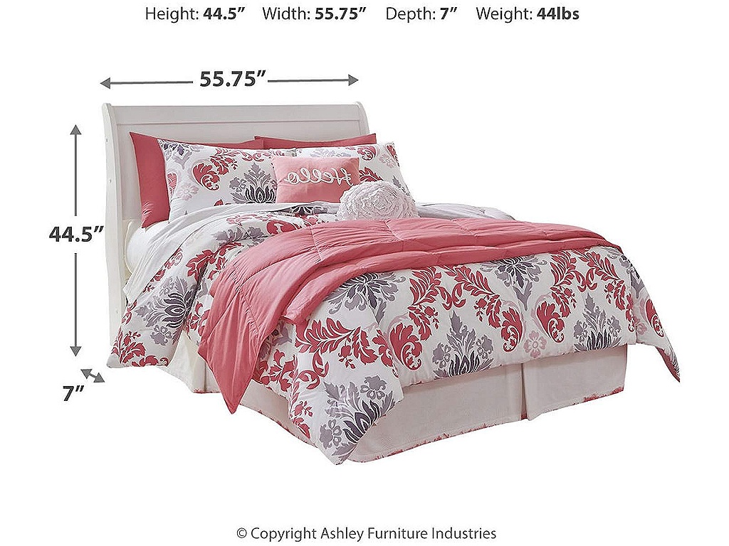 Anarasia Full Sleigh Headboard, Dresser and Mirror - image 4