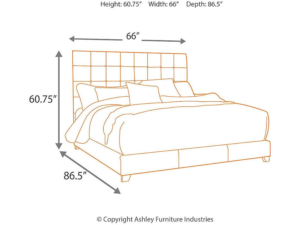 Dolante Queen Upholstered Bed with Chest of Drawers and Nightstand - image 4