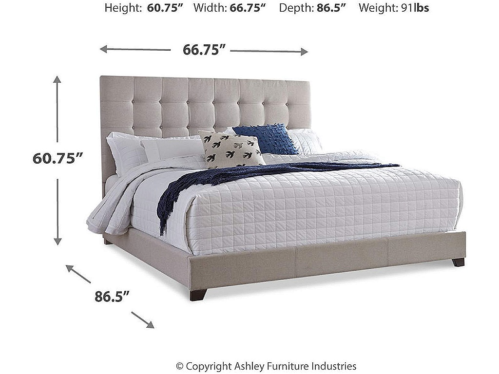 Dolante Queen Upholstered Bed, Dresser, Mirror and Nightstand - image 7