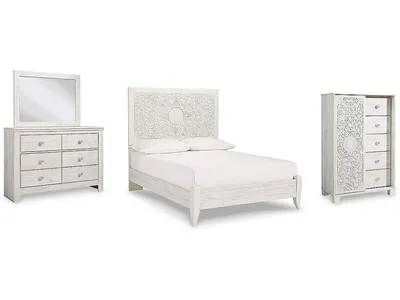 Paxberry Full Panel Bed, Dresser, Mirror and Chest - Alternative View