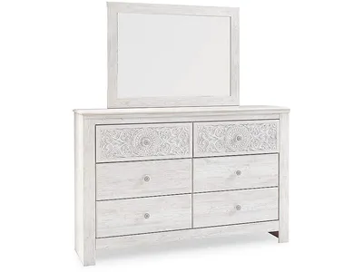 Paxberry Queen Panel Bed, Dresser and Mirror