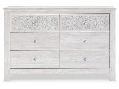 Paxberry Queen Panel Bed and Dresser - Alternative View