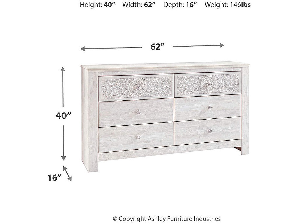 Paxberry Full Panel Bed, Dresser and Nightstand - image 14