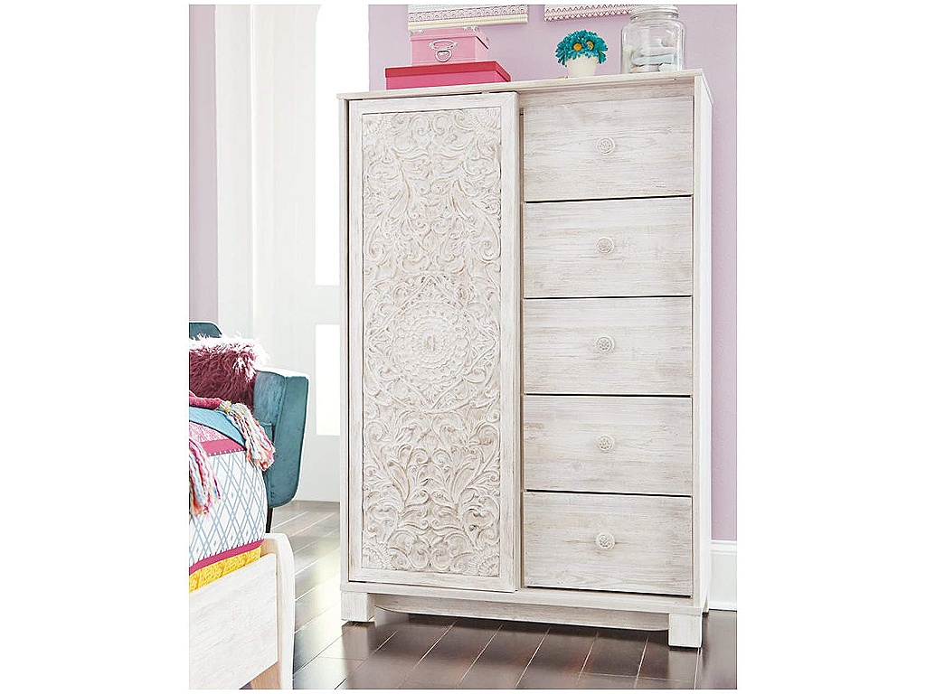 Paxberry Queen Panel Bed, Chest and Nightstand - image 18