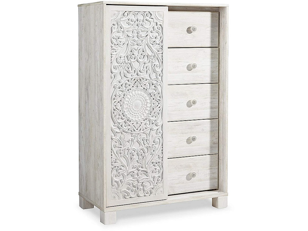 Paxberry Queen Panel Bed, Chest and Nightstand - image 1