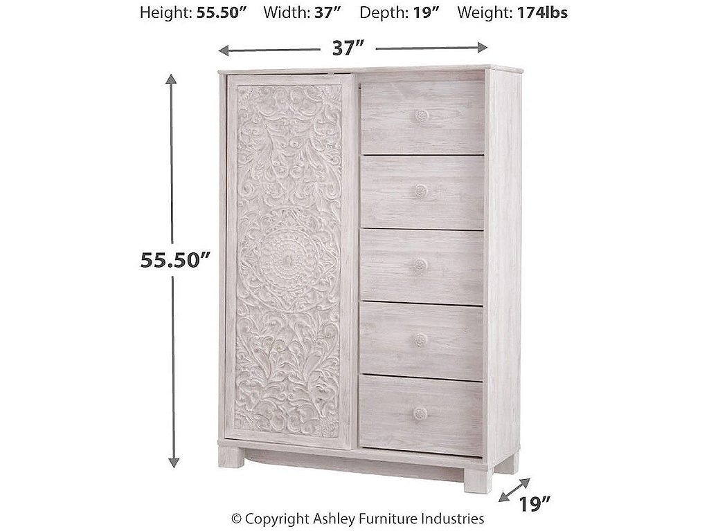 Paxberry Queen Panel Bed, Chest and Nightstand - image 15