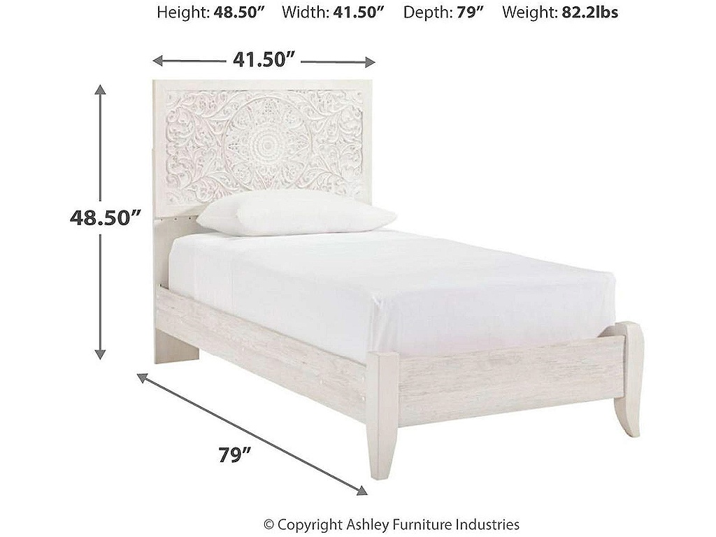Paxberry Twin Panel Bed - image 3