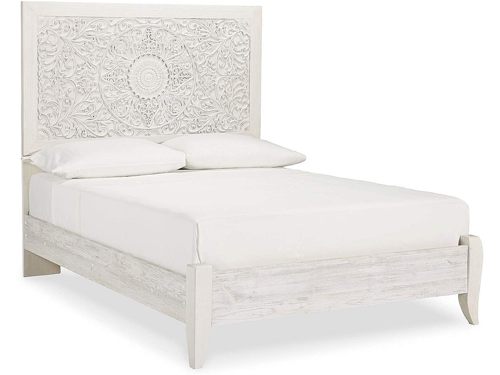 Paxberry Full Panel Bed, Dresser, Mirror and Chest - image 2