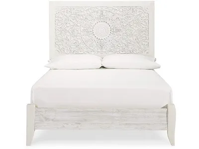 Paxberry Full Panel Bed and Nightstand