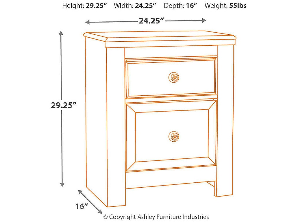Paxberry Queen Panel Bed, Chest and Nightstand - image 17