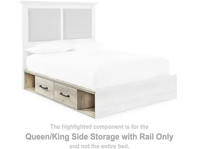Cambeck Queen/King Side Storage with Rail