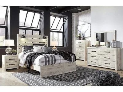 Cambeck Queen Panel Bed, Dresser, Mirror, Chest and Nightstand