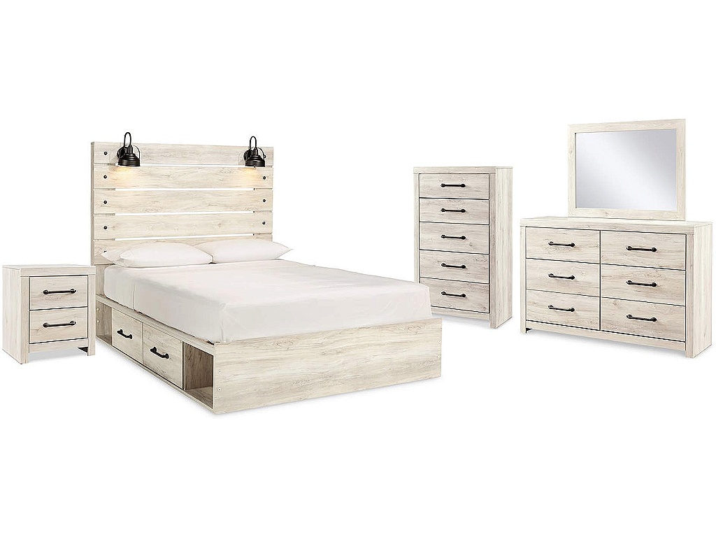 Cambeck Queen Panel Storage Bed, Dresser, Mirror, Chest and Nightstand - main image