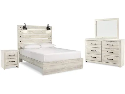 Cambeck Queen Panel Bed, Dresser, Mirror and Nightstand