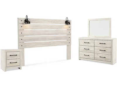 Cambeck King Panel Headboard, Dresser, Mirror and Nightstand