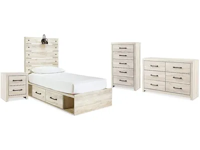 Cambeck Twin Panel Bed, Dresser, Chest and Nightstand