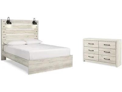 Cambeck Queen Panel Bed and Dresser