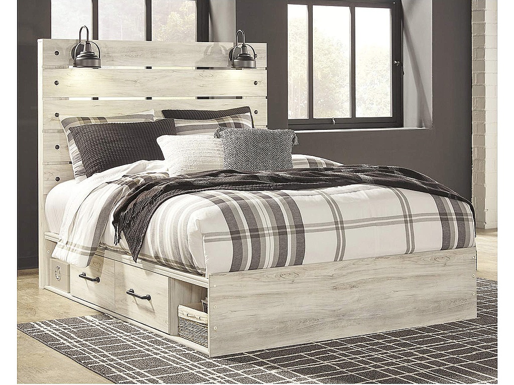 Cambeck Queen Panel Bed with 2 Storage Drawers - image 1
