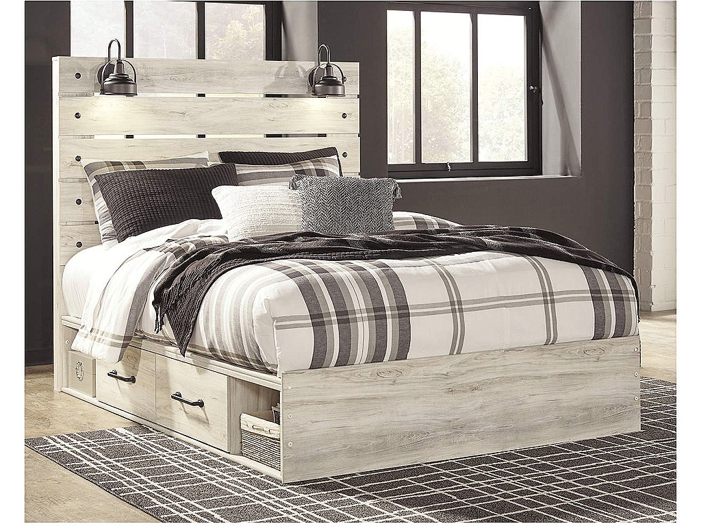 Cambeck Queen Panel Bed with Storage, Dresser and Mirror - image 16