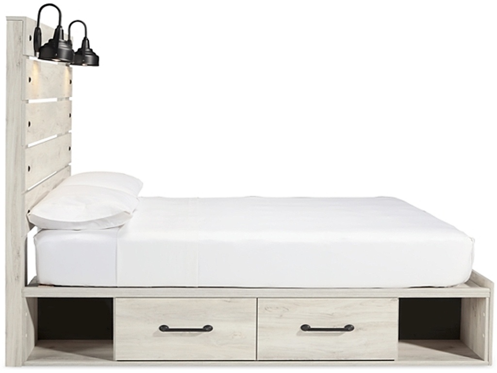 Cambeck Queen Panel Bed with Storage, Dresser and Mirror - image 5