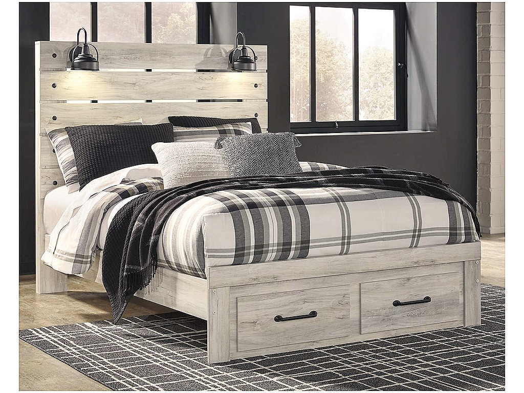 Cambeck Queen Panel Bed with 2 Storage Drawers - image 1