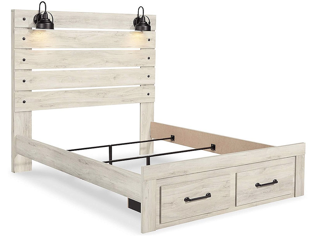 Cambeck Queen Panel Bed with 2 Storage Drawers - image 2
