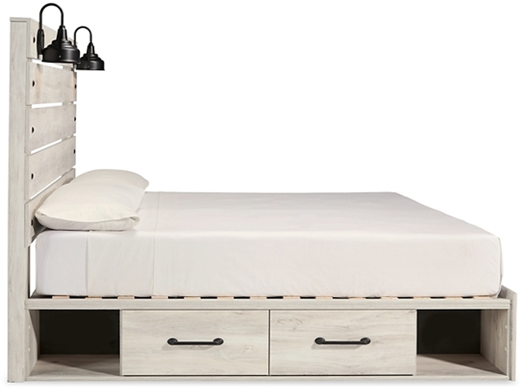Cambeck King Panel Bed with Storage, Chest and 2 Nightstands - image 9