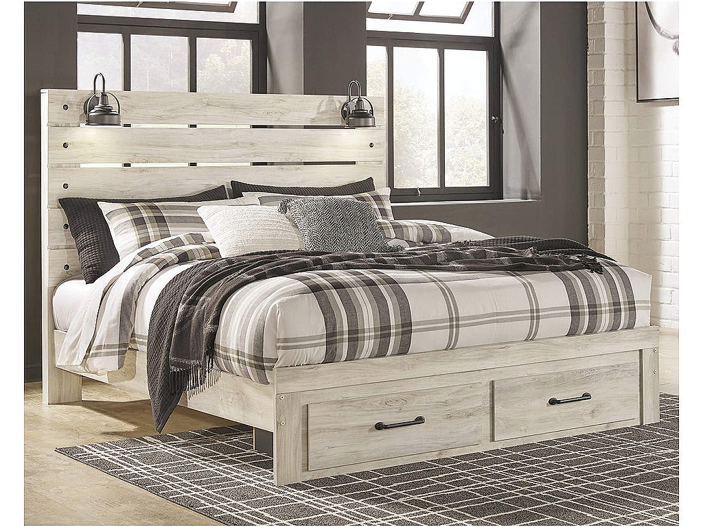 Cambeck King Panel Storage Bed, Dresser, Mirror, Chest and 2 Nightstands - image 22