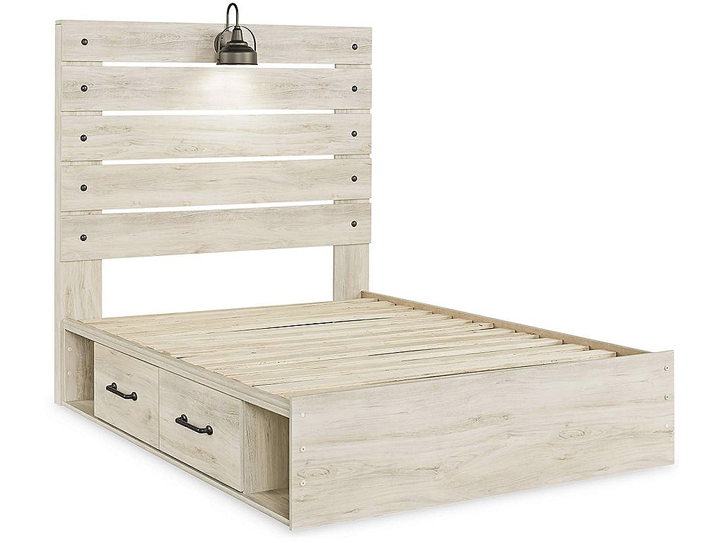 Cambeck Full Panel Bed with 2 Storage Drawers - image 2