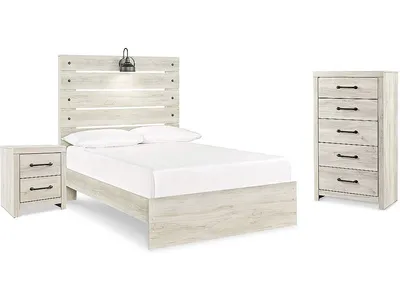 Cambeck Full Panel Bed, Chest and Nightstand