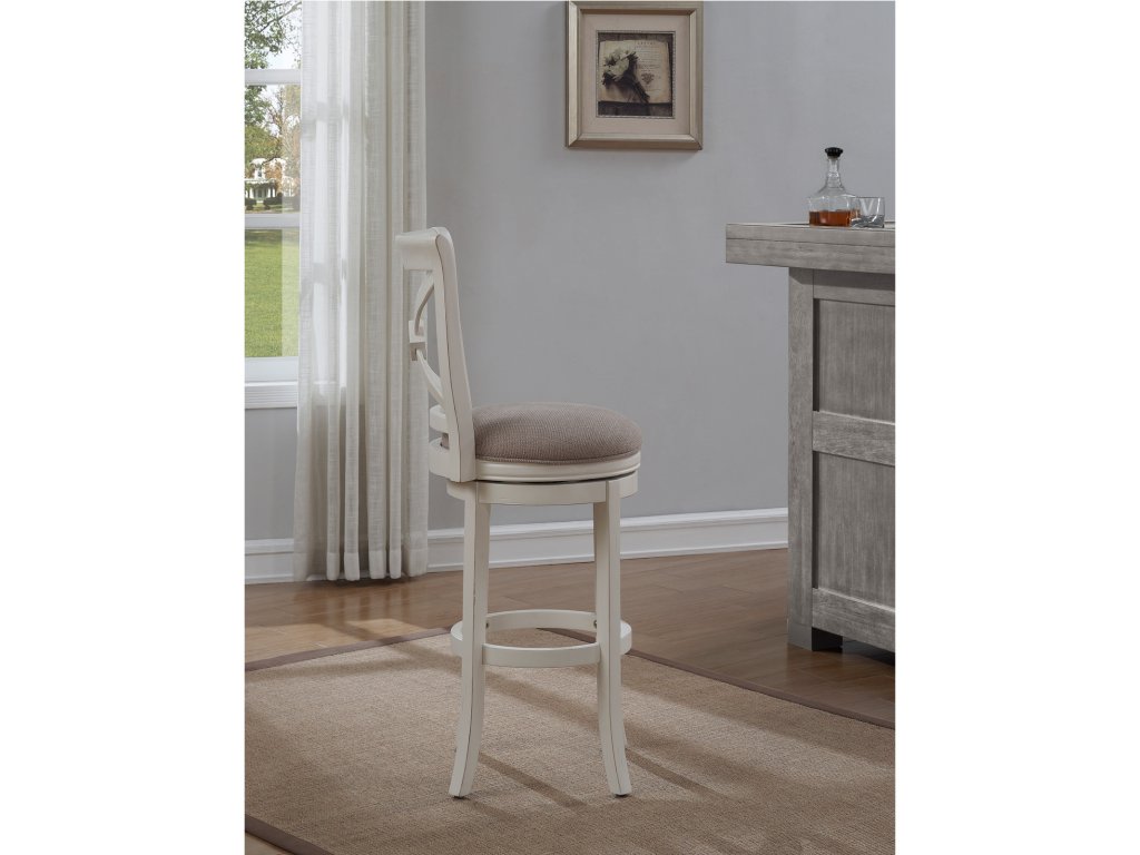 B2-205 Accera Barstool Stool W/Back-Wood Frame - image 1