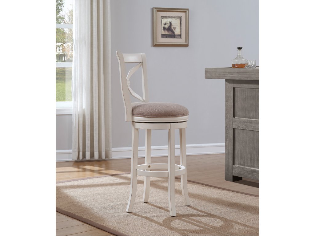 B2-205 Accera Barstool Stool W/Back-Wood Frame - image 2