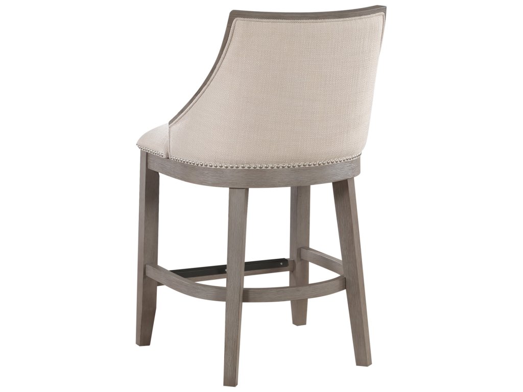B2-240 Keller Barstool Wood Stool W/ Fabric And Nailhead Trim - image 3