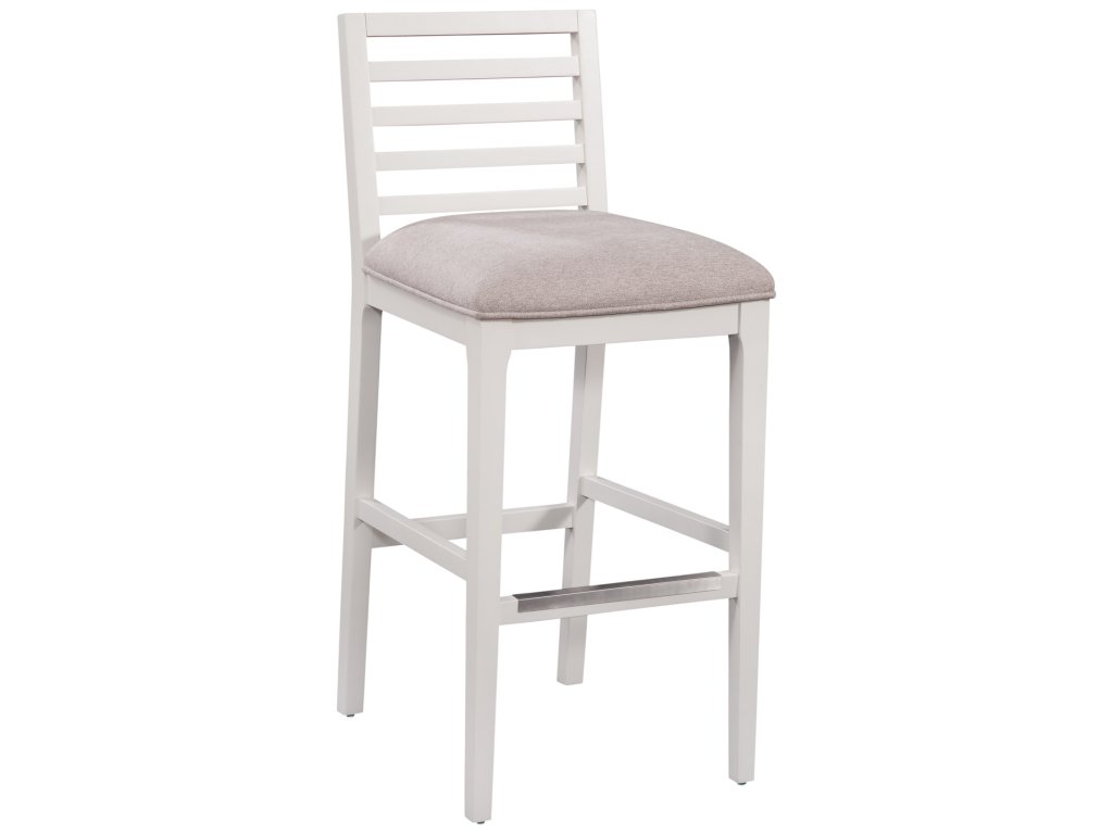 B2-265 Siri Wood Stool W/ Fabric Seat - main image